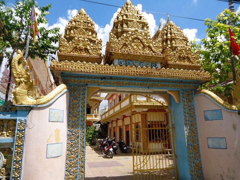 ngôi chùa vãn cảnh đẹp ở Cần Thơ