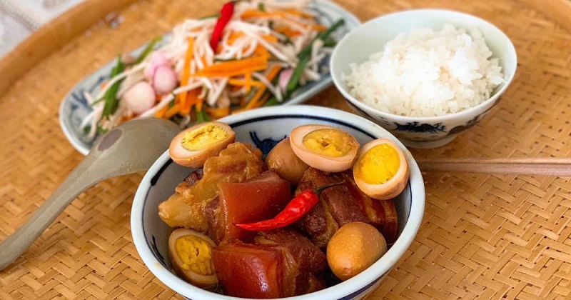 mâm cỗ miền Tây ngày Tết